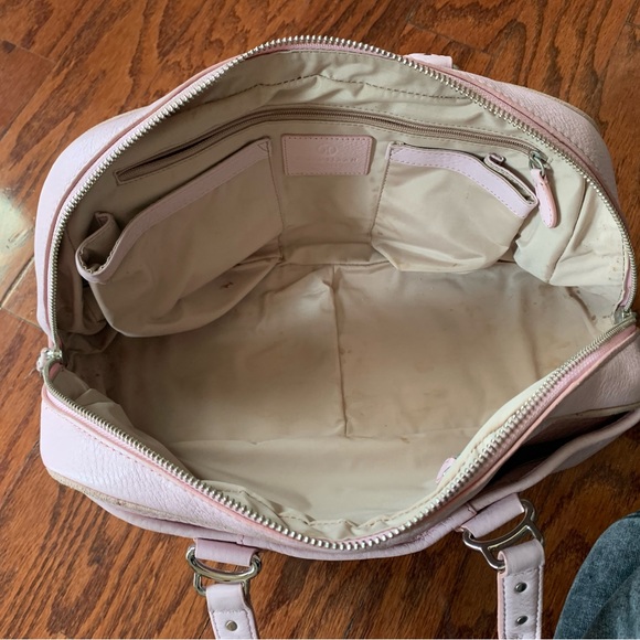 COLE HAAN Baby Pink Leather Satchel Bag - Picture 4 of 4